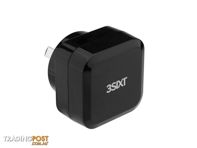 3SIXT Wall Charger AU 5.4A - Black
