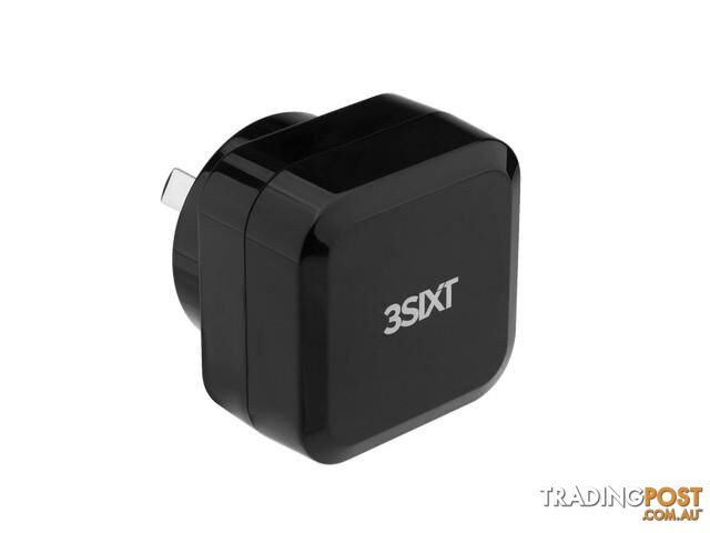 3SIXT Wall Charger AU USB-C PD - Black