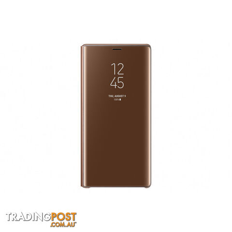 Samsung Clear View Standing Cover For Galaxy Note 9 - Brown