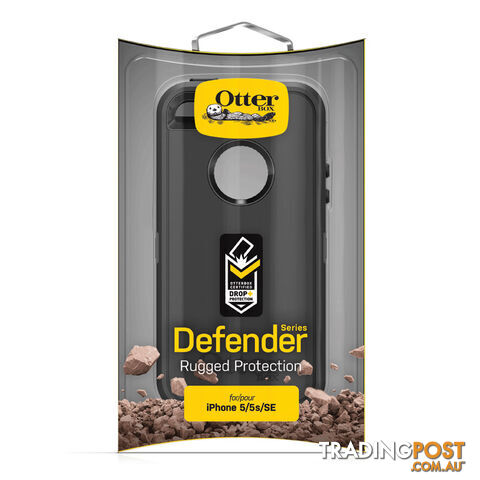 OtterBox Defender Case For iPhone SE/5s/5 - Black