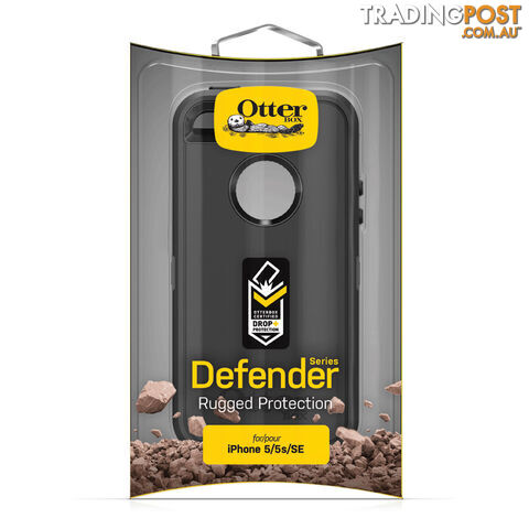 OtterBox Defender Case For iPhone SE/5s/5 - Black