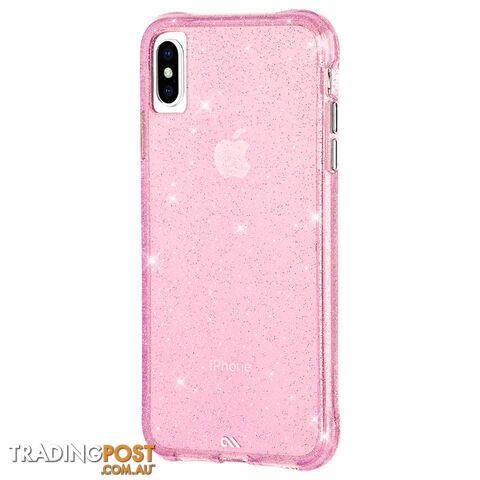 Case-Mate Sheer Crystal Street Case For iPhone Xs Max (6.5") - Blush