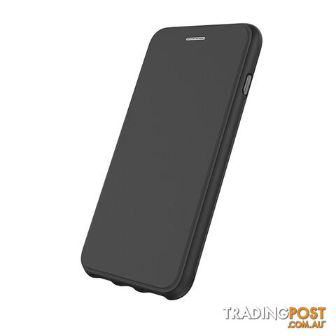EFM Monaco Leather D3O Wallet Case For iPhone 8 Plus/7 Plus/6s Plus - Black
