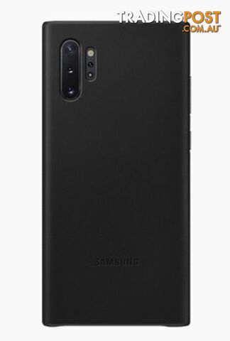 Samsung Leather Cover For Samsung Galaxy Note Plus - Black