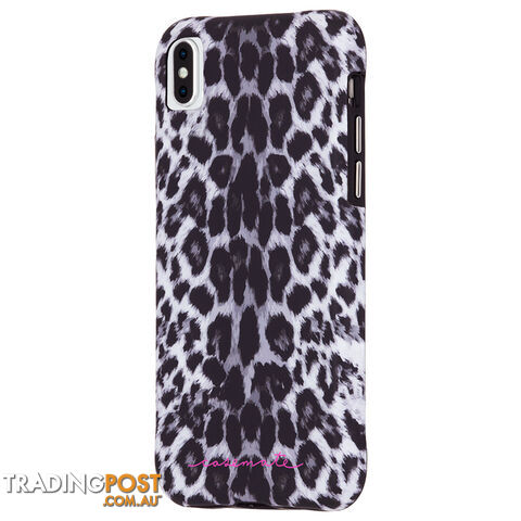 Case-Mate Wallpaper Street Case For iPhone Xs Max (6.5") - Gray Leopard