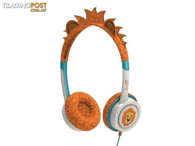 iFrogz Little Rockers Kidsafe Headphones Orange Lion
