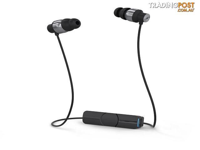 IFROGZ Audio - Impulse Wireless Earbuds - Black/Silver