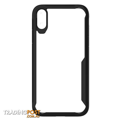 Cleanskin ProTech PC/TPU Case For iPhone X/Xs (5.8") - Clear / Black