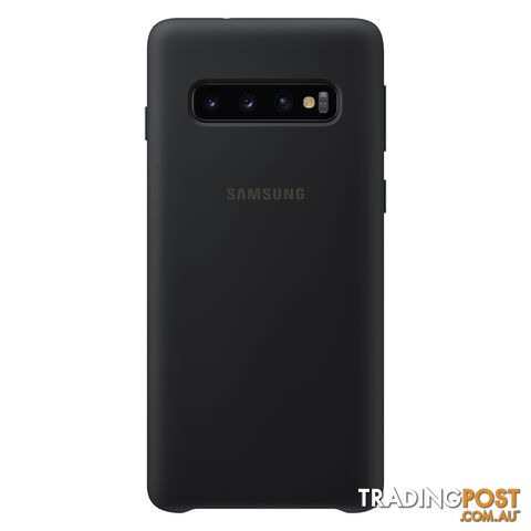 Samsung Silicone Cover For Samsung Galaxy S10 (6.1") - Black