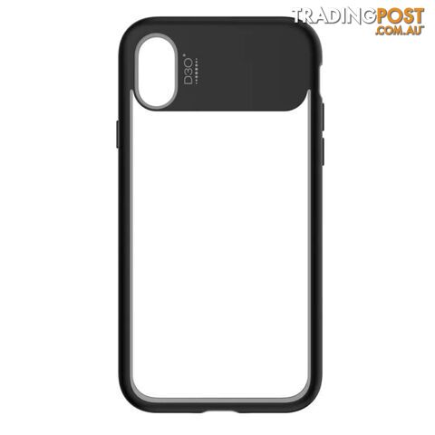 EFM Aspen D3O Case Armour suits iPhone X - Crystal/Black Grey