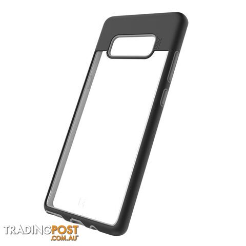 EFM Aspen D3O Case Armour suits Samsung Galaxy Note 8 - Crystal/Black Grey
