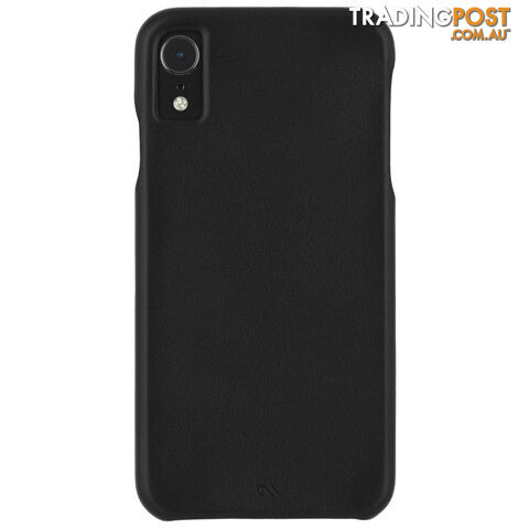 Case-Mate Barely There Leather Minimalist Case For iPhone XR (6.1") - Black
