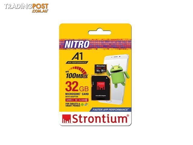 Strontium Nitro A1 32GB micro SD with Adapter ? 100MB/s U1 C