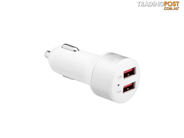 3SIXT Car Charger 4.8A - White