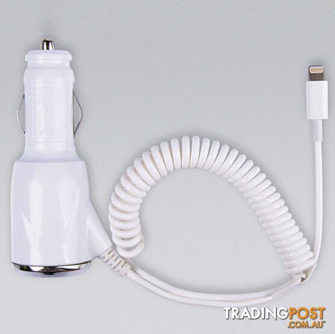 Apple iPhone car charger with lightning port