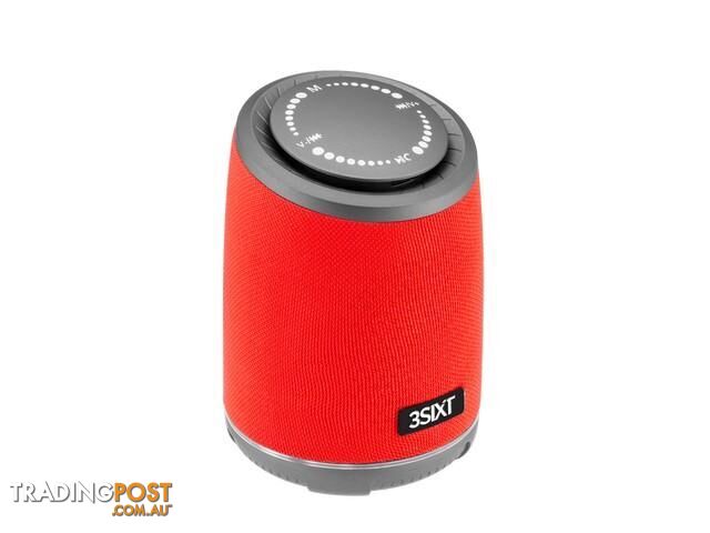 3SIXT Fury Wireless Speaker LED / Touch 10W - Red
