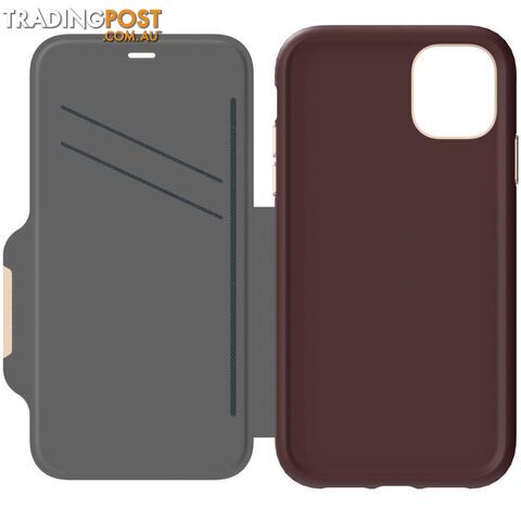 EFM Monaco D3O Leather Wallet Case Armour For iPhone 11 Pro Max - Mulberry /...