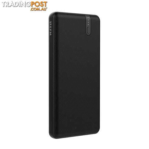 EFM 10000mAh Portable Power Bank With Type C PD18W and QC3.0 Dual USB-A Ports -...