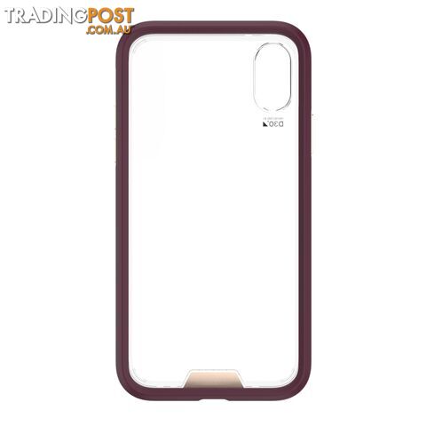 EFM Verona D3O Case Armour For iPhone X/Xs (5.8") - Mulberry / Gold