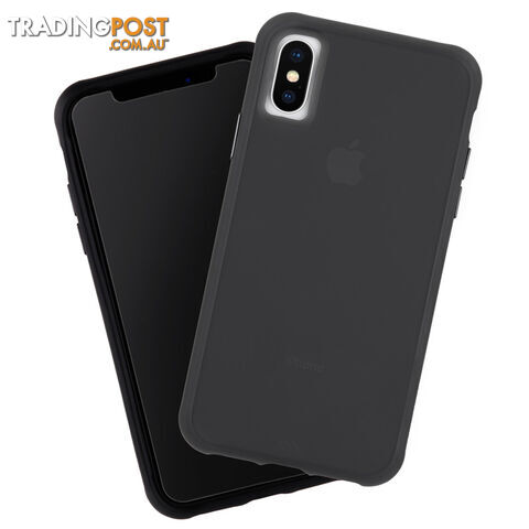 Case-Mate Tough Case and Screen Protector Pack For iPhone Xs (5.8") - Black Matte