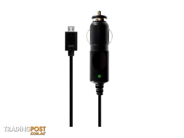 3SIXT Corded Car Charger - Micro USB - Black