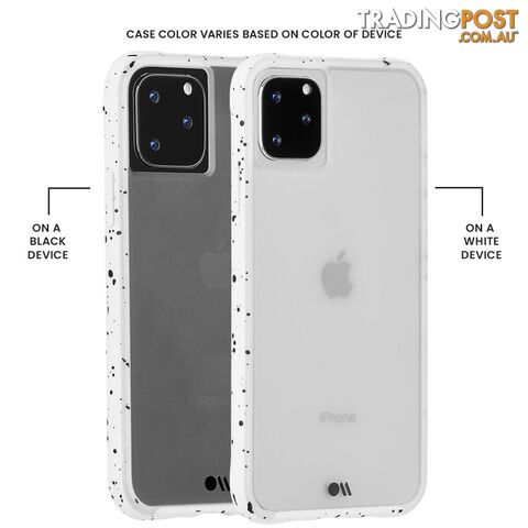 Case-Mate Tough Speckled Case For iPhone 11 Pro Max - Athletic White