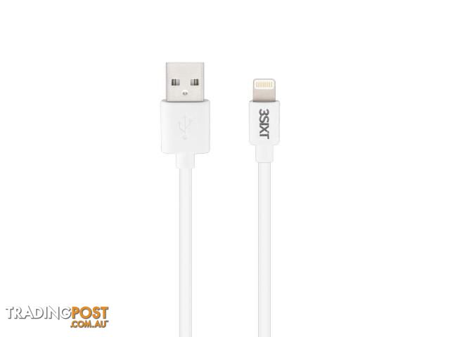 3SIXT Charge & Sync Cable 1.0m - Lightning - White
