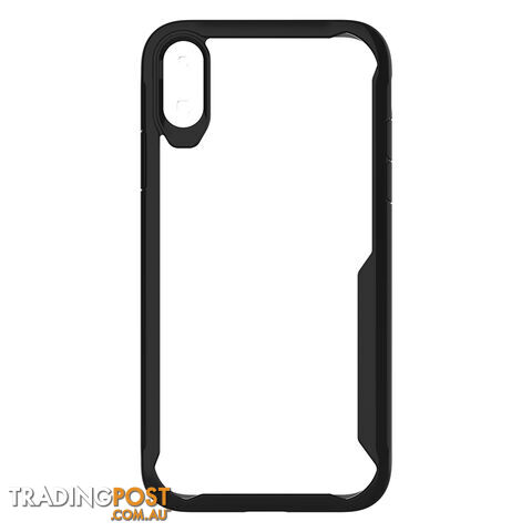Cleanskin ProTech PC/TPU Case For iPhone Xs Max (6.5") - Clear / Black
