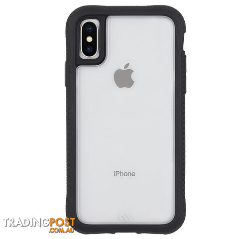 Case-Mate Translucent Protection Case For iPhone X/Xs (5.8")- Clear / Black