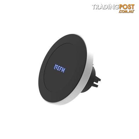 EFM Qi Approved 10W Fast Charge Magnetic Vent Mount & Stand