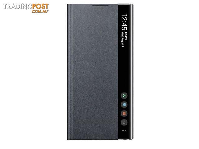 Samsung Note 10 Clear View Cover - Black
