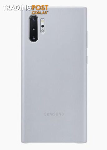 Samsung Leather Cover For Samsung Galaxy Note Plus - Grey