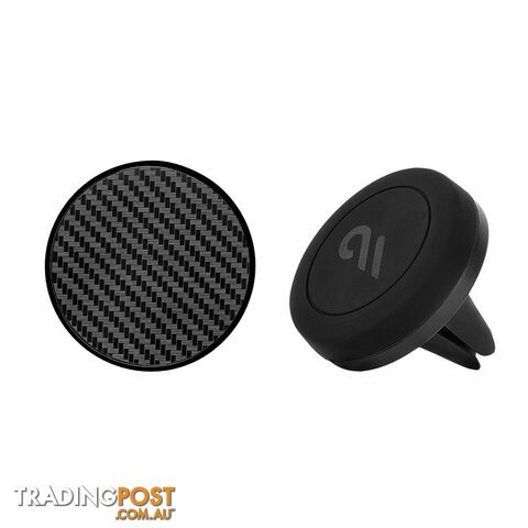 Case-Mate Car Charm with Magnetic Car Mount - Carbon Fibre
