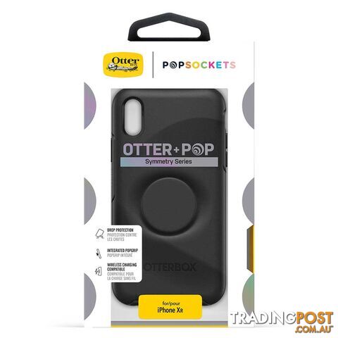 OtterBox Otter + Pop Symmetry Case	For iPhone XR - Black