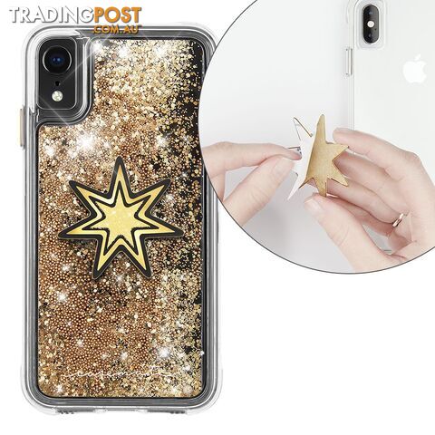 Case-Mate Car Charm with Magnetic Car Mount - Gold Starburst