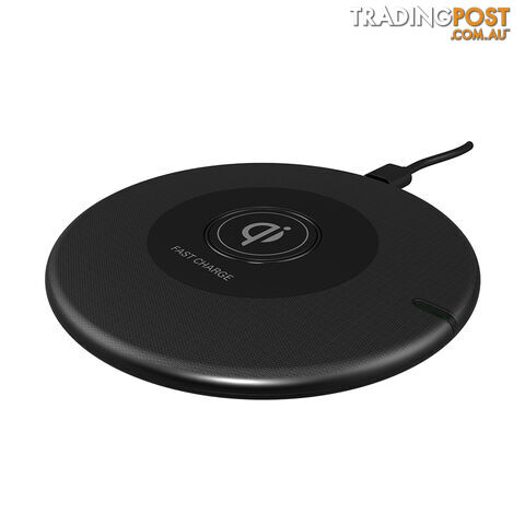 Cleanskin 10W Wireless Charge Pad  With Qi Certification - Black