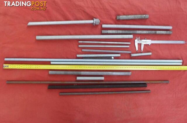 Assorted Mild Steel Allthread / Threaded Rod off cuts