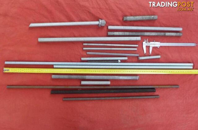 Assorted Mild Steel Allthread / Threaded Rod off cuts