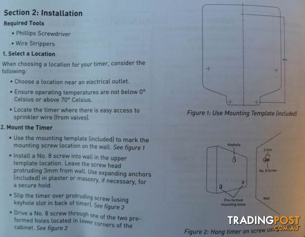 Orbit 6 Station Easy Dial Water / Irrigation Sprinkler Timer - photo 5 of 8