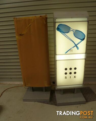 Two Double Sided Electric Retail Signs (240 volt)