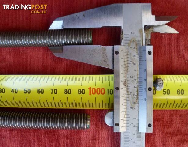 304 Stainless Steel M12 Allthread / Threaded Rod offcuts