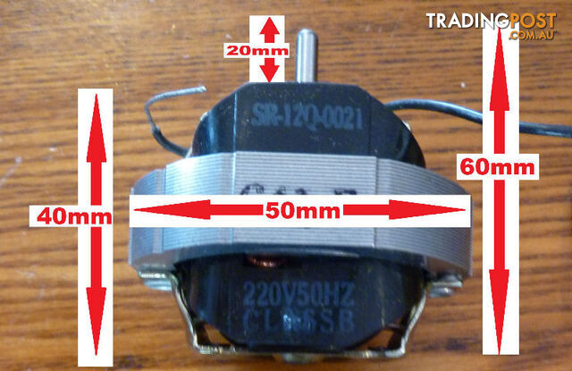 New Electric Motors / Fan motors (part No SR-12Q-0021) - photo 2 of 5