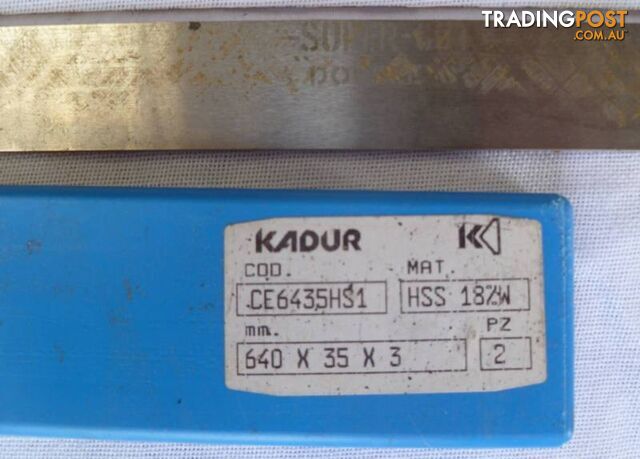 Kadur Planer Knife Blades 640x35x3 (COD CE6435HS1) - photo 3 of 3
