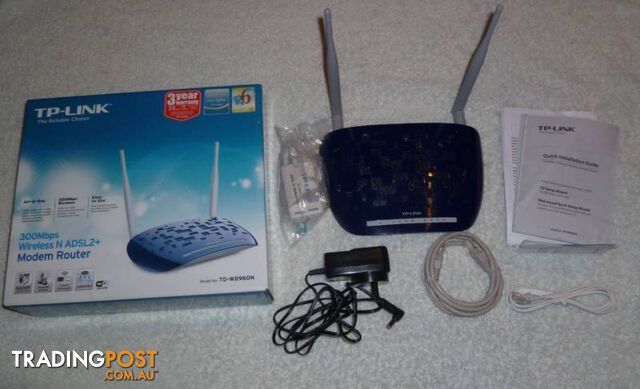 TP-Link 300Mbps Wireless N ADSL2+ Modem Router (Model TD-W8960N) - photo 5 of 5