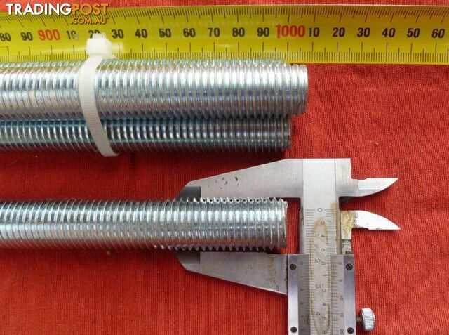 4 lengths of M20 Allthread / Threaded Rod (1000mm x 20mm)