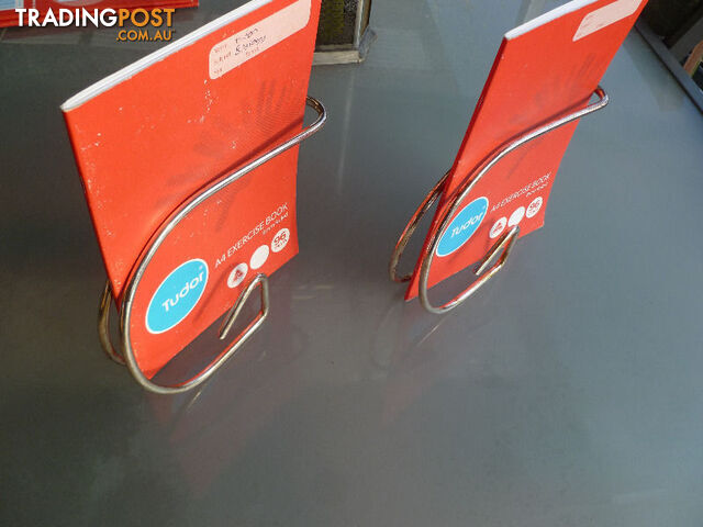 New Italian Made Silver Plated Restaurant Menu Holders - photo 3 of 6