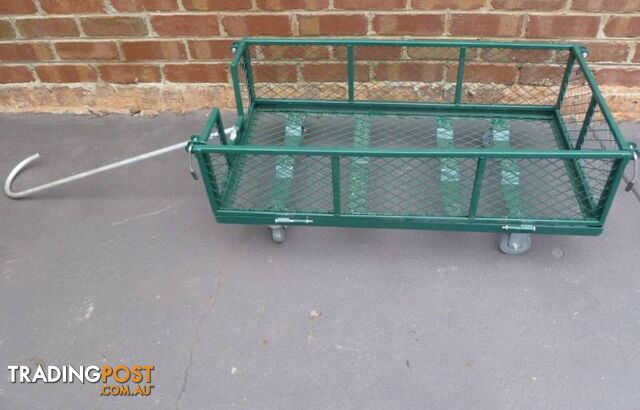 Large Trolley / Cart with Fold Down Sides With Solid Castor Wheel - photo 2 of 6