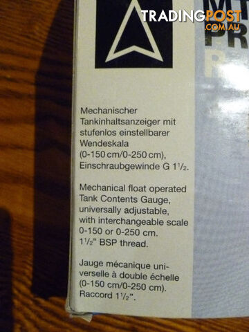 New Rain Water Tank Gauge / Mechanical Float Operated Tank Depth - photo 4 of 5
