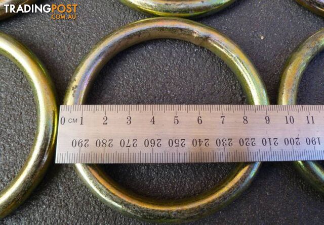 New Heavy Duty Lifting O-Rings / O Rings Nickel plated D Rings / - photo 2 of 8