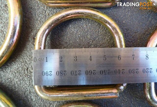 New Heavy Duty Lifting O-Rings / O Rings Nickel plated D Rings / - photo 3 of 8